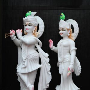 Marble Lord Radha Krishna Statue