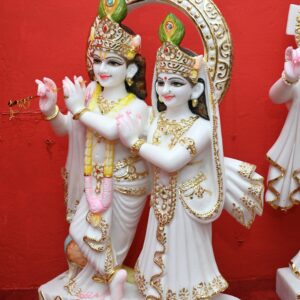 Marble lord Radha Krishna Statue