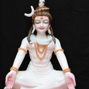 Marble Lord bholenath Statue