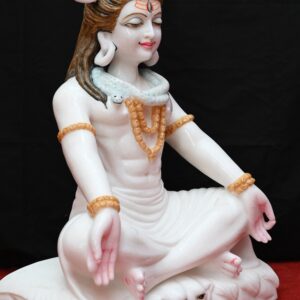 Marble Lord bholenath Statue