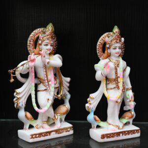 Marble Lord Radha Krishna Statue