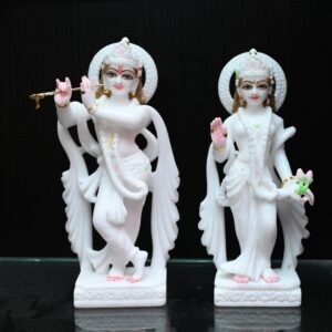 Marble Lord Radha Krishna Statue