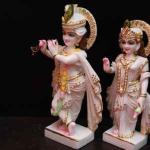Marble Radha Krishna Statue