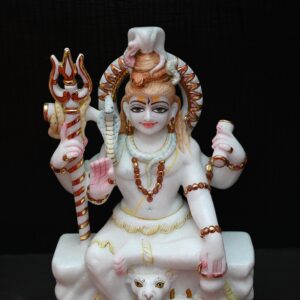 Marble Lord Bholenath Statue