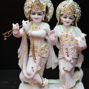 Marble Radha Krishna Statue