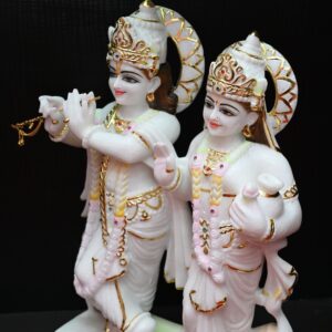 Marble Radha Krishna Statue