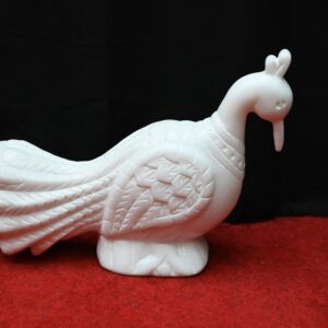 Home Decore – Marble Animal Peacock Figure
