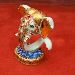 Marble Home decore Decorative Elephent's face figure