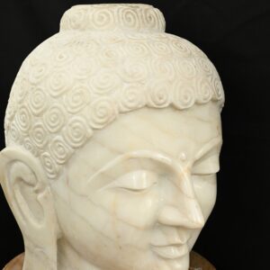 Lord buddha face statue